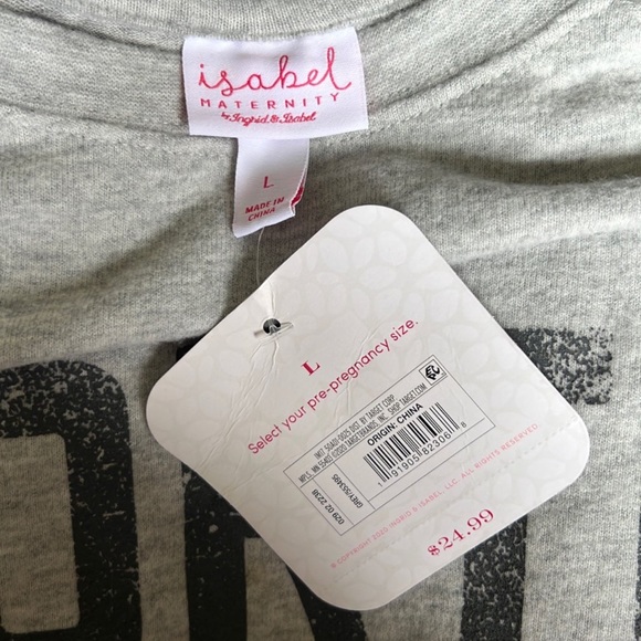 Isabel Maternity “Worth the Wait” Crewneck Sweatshirt - Picture 4 of 5